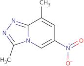3,8-Dimethyl-1,2,4-triazolo[4,3-a]pyridin-6-nitro
