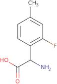 2-Amino-2-(2-fluoro-4-methylphenyl)acetic acid