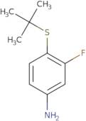 4-(tert-Butylsulfanyl)-3-fluoroaniline