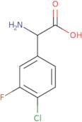 4-Chloro-3-fluoro-DL-phenylglycine