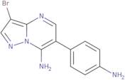 6-(4-Aminophenyl)-3-bromopyrazolo[1,5-a]pyrimidin-7-amine