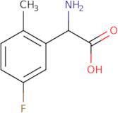 2-Amino-2-(5-fluoro-2-methylphenyl)acetic acid