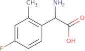 2-Amino-2-(4-fluoro-2-methylphenyl)acetic acid