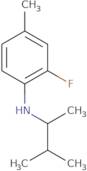 2-Fluoro-4-methyl-N-(3-methylbutan-2-yl)aniline