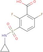 3-(Cyclopropylsulfamoyl)-2,6-difluorobenzoic acid