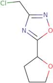 3-(Chloromethyl)-5-(tetrahydro-2-furanyl)-1,2,4-oxadiazole