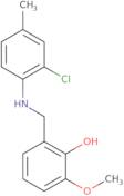 2-{[(2-Chloro-4-methylphenyl)amino]methyl}-6-methoxyphenol