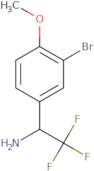 1-(3-Bromo-4-methoxyphenyl)-2,2,2-trifluoroethan-1-amine