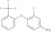 3-Fluoro-4-[2-(trifluoromethyl)phenoxy]aniline
