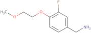 [3-Fluoro-4-(2-methoxyethoxy)phenyl]methanamine