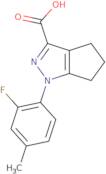 1-(2-Fluoro-4-methylphenyl)-1H,4H,5H,6H-cyclopenta[C]pyrazole-3-carboxylic acid