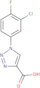 1-(3-Chloro-4-fluorophenyl)-1H-1,2,3-triazole-4-carboxylic acid