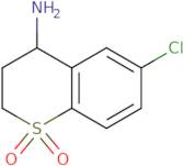 6-chloro-1,1-dioxo-3,4-dihydro-2H-thiochromen-4-amine