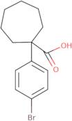 1-(4-Bromophenyl)cycloheptane-1-carboxylic acid