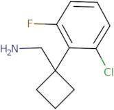 [1-(2-Chloro-6-fluorophenyl)cyclobutyl]methanamine