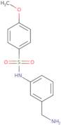 N-[3-(Aminomethyl)phenyl]-4-methoxybenzene-1-sulfonamide