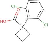 1-(2,6-Dichlorophenyl)cyclobutane-1-carboxylic acid