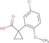 1-(5-Chloro-2-methoxyphenyl)cyclopropane-1-carboxylic acid