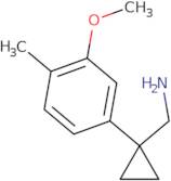 [1-(3-Methoxy-4-methylphenyl)cyclopropyl]methanamine