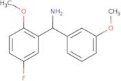 (5-Fluoro-2-methoxyphenyl)(3-methoxyphenyl)methanamine