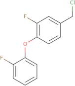 4-(Chloromethyl)-2-fluoro-1-(2-fluorophenoxy)benzene