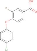 4-(4-Chlorophenoxy)-3-fluorobenzoic acid