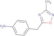 4-[(3-Methyl-1,2,4-oxadiazol-5-yl)methyl]aniline