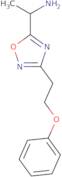 1-[3-(2-Phenoxyethyl)-1,2,4-oxadiazol-5-yl]ethan-1-amine