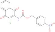 4-Nitrobenzyl N-(3-chloro-1,4-dioxo-1,4-dihydro-2-naphthalenyl)carbamate