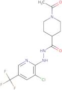 1-Acetyl-N'-[3-chloro-5-(trifluoromethyl)-2-pyridinyl]-4-piperidinecarbohydrazide