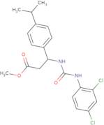 Methyl 3-{[(2,4-dichloroanilino)carbonyl]amino}-3-(4-isopropylphenyl)propanoate