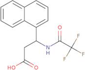 3-(1-Naphthyl)-3-[(2,2,2-trifluoroacetyl)amino]propanoic acid