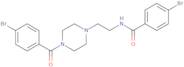 4-Bromo-N-{2-[4-(4-bromobenzoyl)piperazino]ethyl}benzenecarboxamide