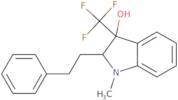 1-Methyl-2-phenethyl-3-(trifluoromethyl)-3-indolinol