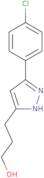 3-[3-(4-Chlorophenyl)-1H-pyrazol-5-yl]propan-1-ol