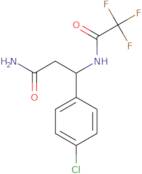 3-(4-Chlorophenyl)-3-[(2,2,2-trifluoroacetyl)amino]propanamide