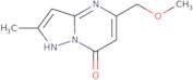 5-(Methoxymethyl)-2-methylpyrazolo[1,5-a]pyrimidin-7-ol