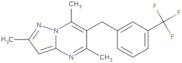 2,5,7-Trimethyl-6-[3-(trifluoromethyl)benzyl]pyrazolo[1,5-a]pyrimidine