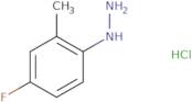 (4-fluoro-2-methylphenyl)hydrazine hydrochloride