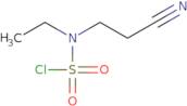 3-[(Chlorosulfonyl)(ethyl)amino]propanenitrile