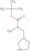 tert-Butyl N-methyl-N-{[(3R)-pyrrolidin-3-yl]methyl}carbamate