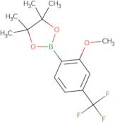 2-[2-Methoxy-4-(trifluoromethyl)phenyl]-4,4,5,5-tetramethyl-1,3,2-dioxaborolane