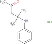 4-Anilino-4-methyl-2-pentanone hydrochloride