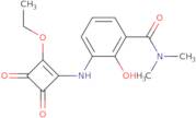 3-((2-ethoxy-3,4-dioxocyclobut-1-en-1-yl)amino)-2-hydroxy-N,N-dimethylbenzamide