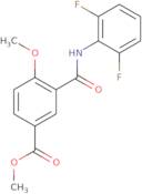 methyl 3-(2,6-difluorophenylcarbamoyl)-4-methoxybenzoate