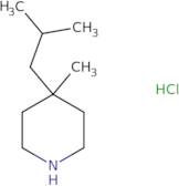 4-Methyl-4-(2-methylpropyl)piperidine hydrochloride
