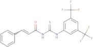 N-(((3,5-bis(trifluoromethyl)phenyl)amino)thioxomethyl)-3-phenylprop-2-enamide