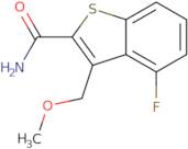 4-Fluoro-3-(methoxymethyl)-1-benzothiophene-2-carboxamide