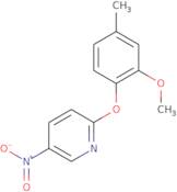 2-(2-Methoxy-4-methylphenoxy)-5-nitropyridine