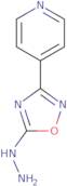 4-(5-Hydrazinyl-1,2,4-oxadiazol-3-yl)pyridine